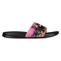 Nike Benassi JDI Slide - Women's - Black / Pink