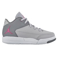 Jordan Flight Origin 3 - Girls' Preschool - Grey / Pink