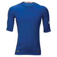 Nike Cool 1/2 Sleeve Compression Top - Men's - Blue / White