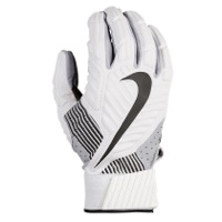 Nike D-Tack 5 Lineman Gloves - Men's - White / Grey