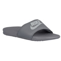 Nike Benassi JDI Slide - Women's - Grey / Grey