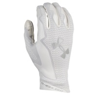Under Armour Highlight Football Gloves - Men's - White / Grey