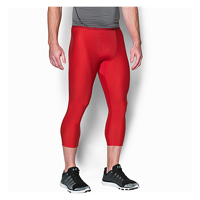 Under Armour HG Armour 2.0 3/4 Compression Tights - Men's - Red / Grey