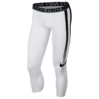 Nike Hypercool 3/4 Compression Tights - Men's - White / Black