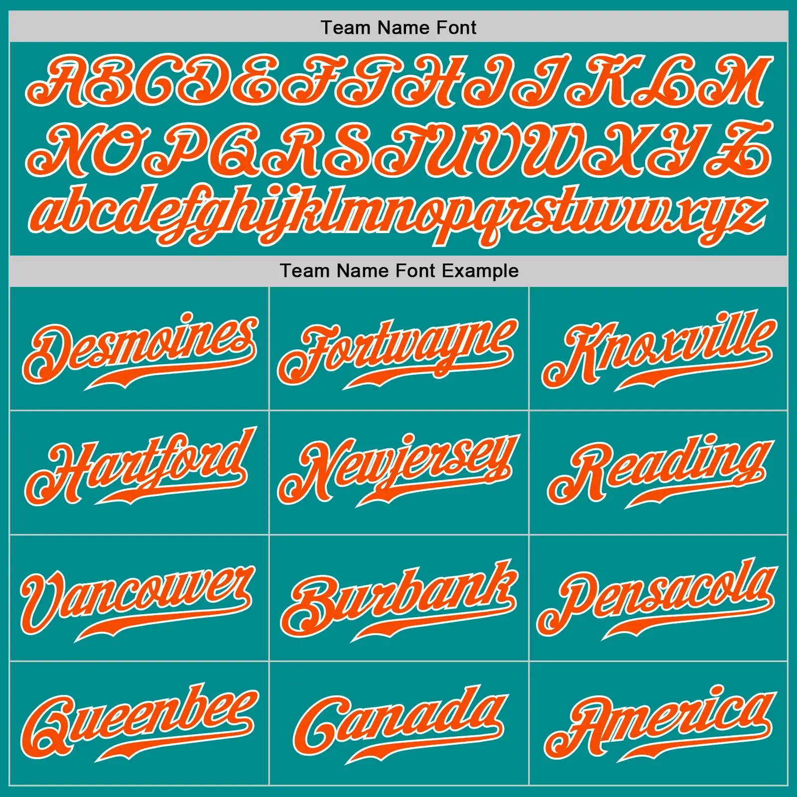 Custom Aqua Baseball Jersey with Orange-White - Image 2
