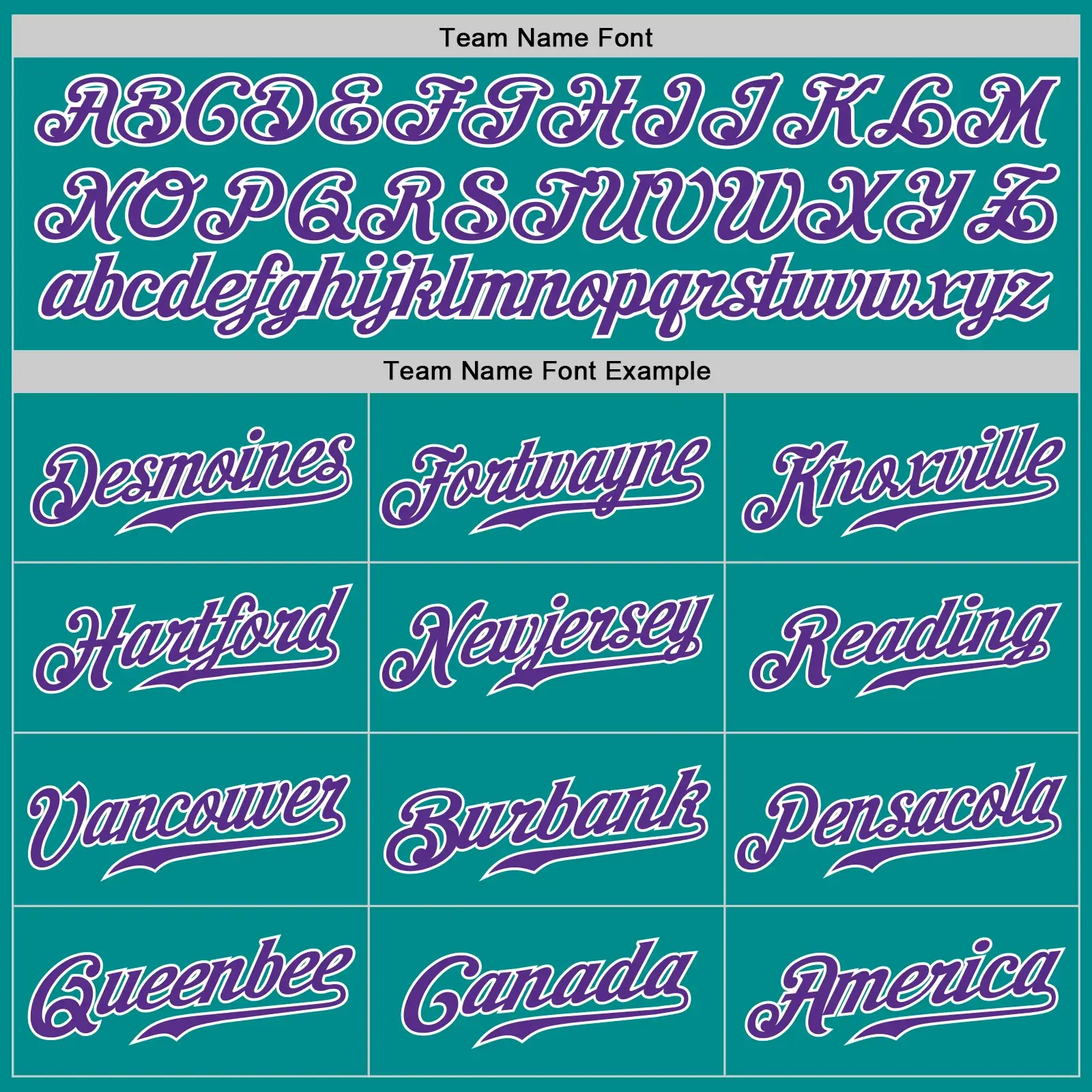 Custom Aqua Baseball Jersey with Purple-White - Image 2
