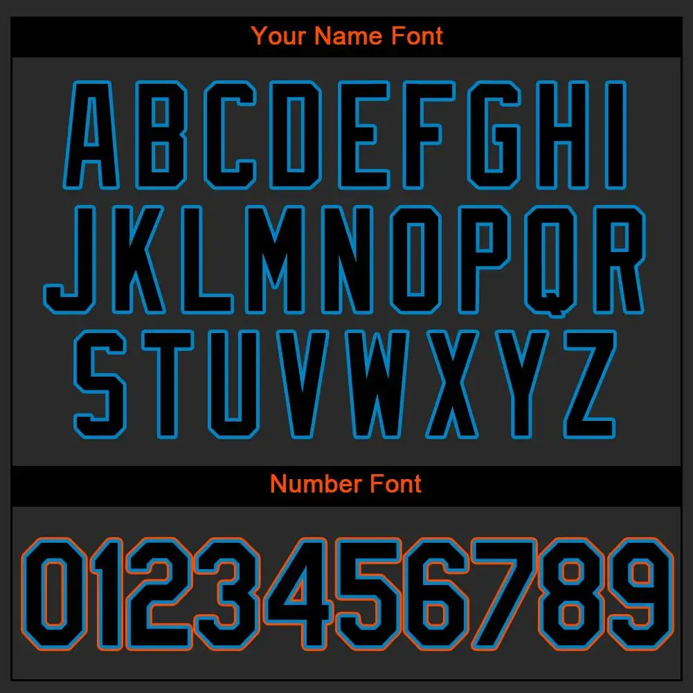 Custom Black Baseball Jersey with Black-Light Blue - Image 2