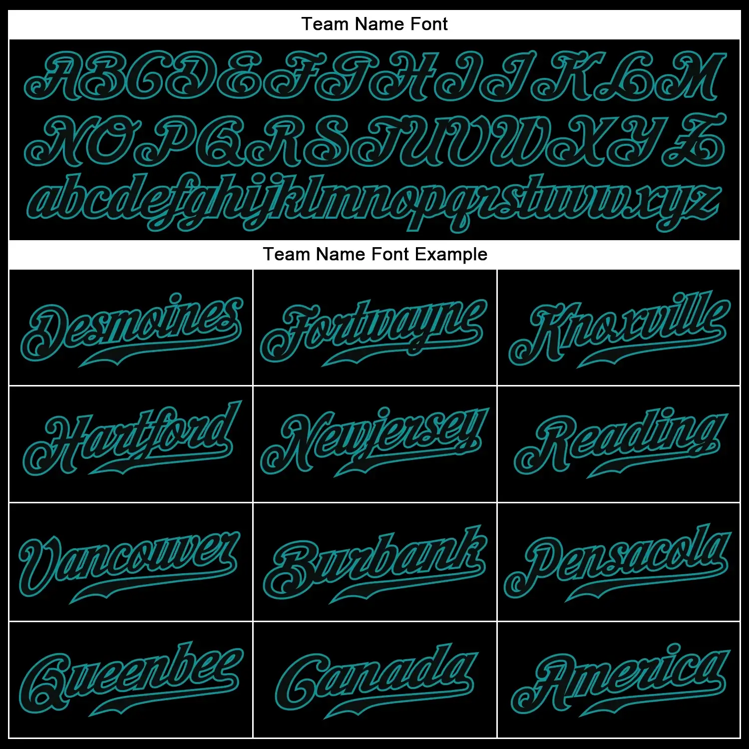 Custom Black Baseball Jersey with Black-Teal - Image 2