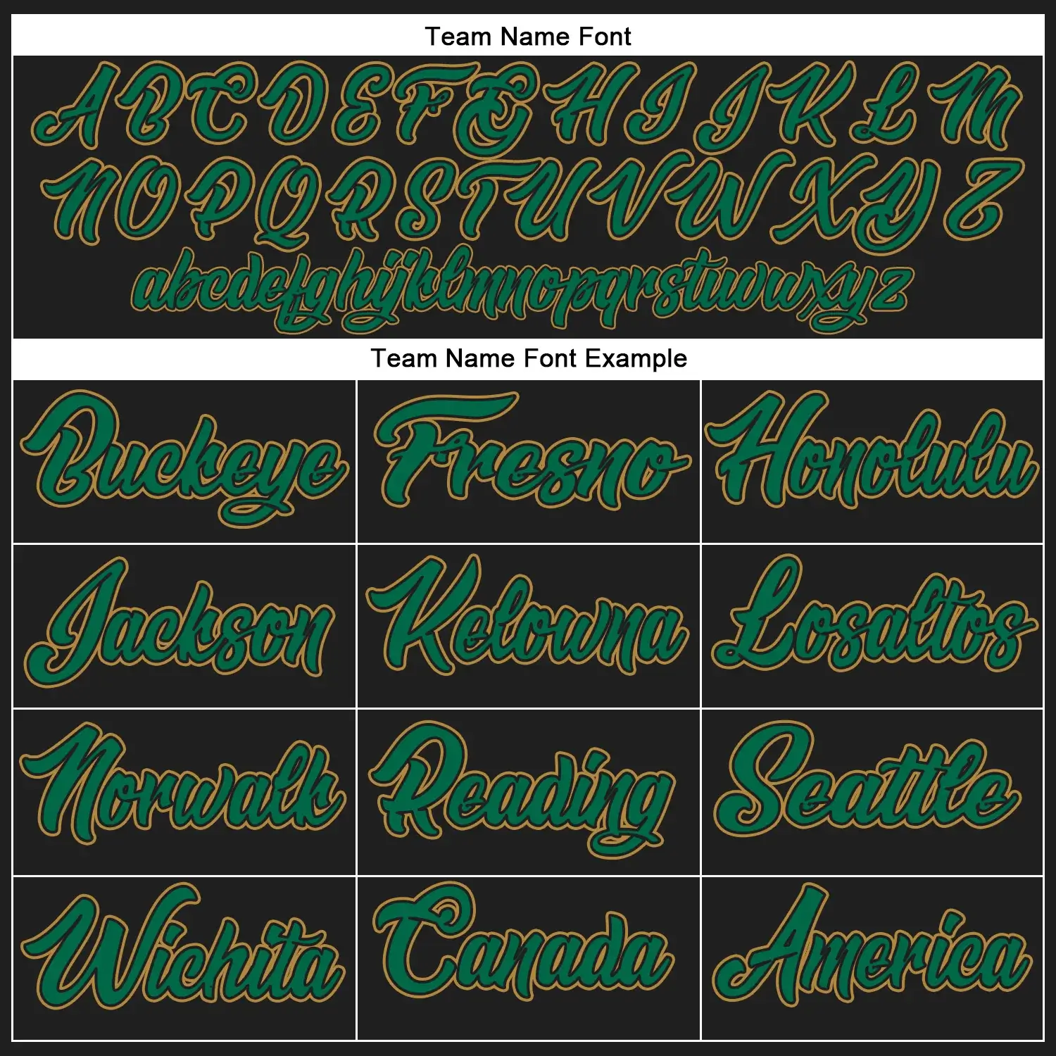 Custom Black Baseball Jersey with Kelly Green-Old Gold - Image 2
