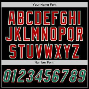 Custom Black Baseball Jersey with Kelly Green-Red - Image 3