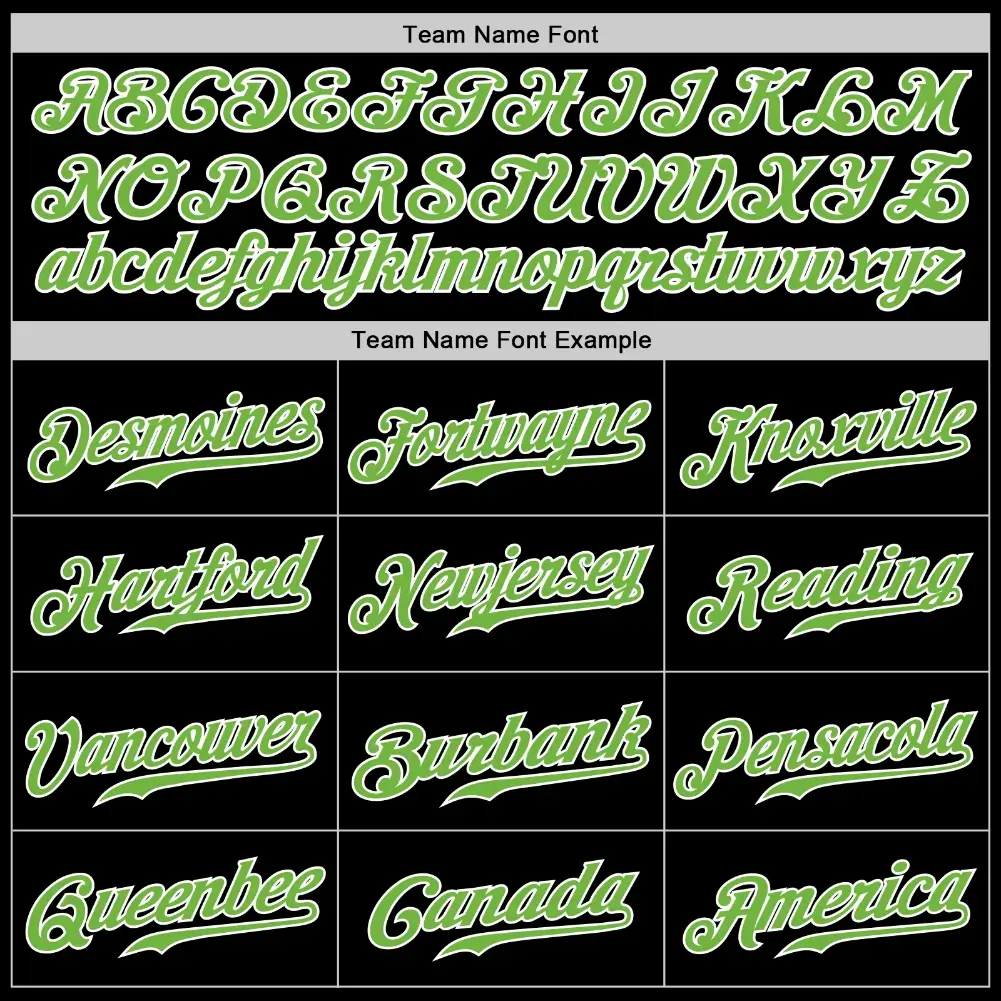 Custom Black Baseball Jersey with Neon Green-White - Image 2