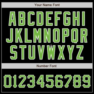 Custom Black Baseball Jersey with Neon Green-White - Image 3
