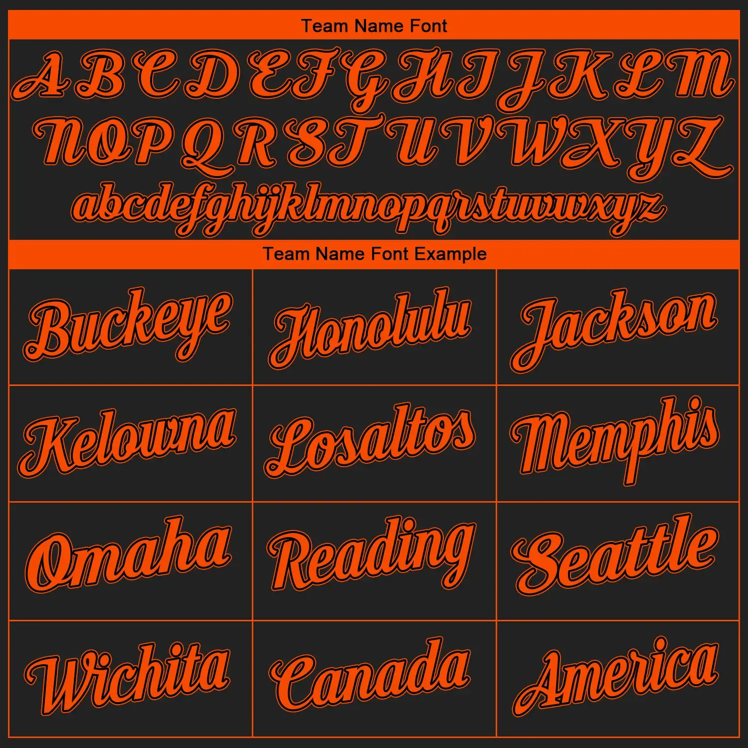 Custom Black Baseball Jersey with Orange - Image 3