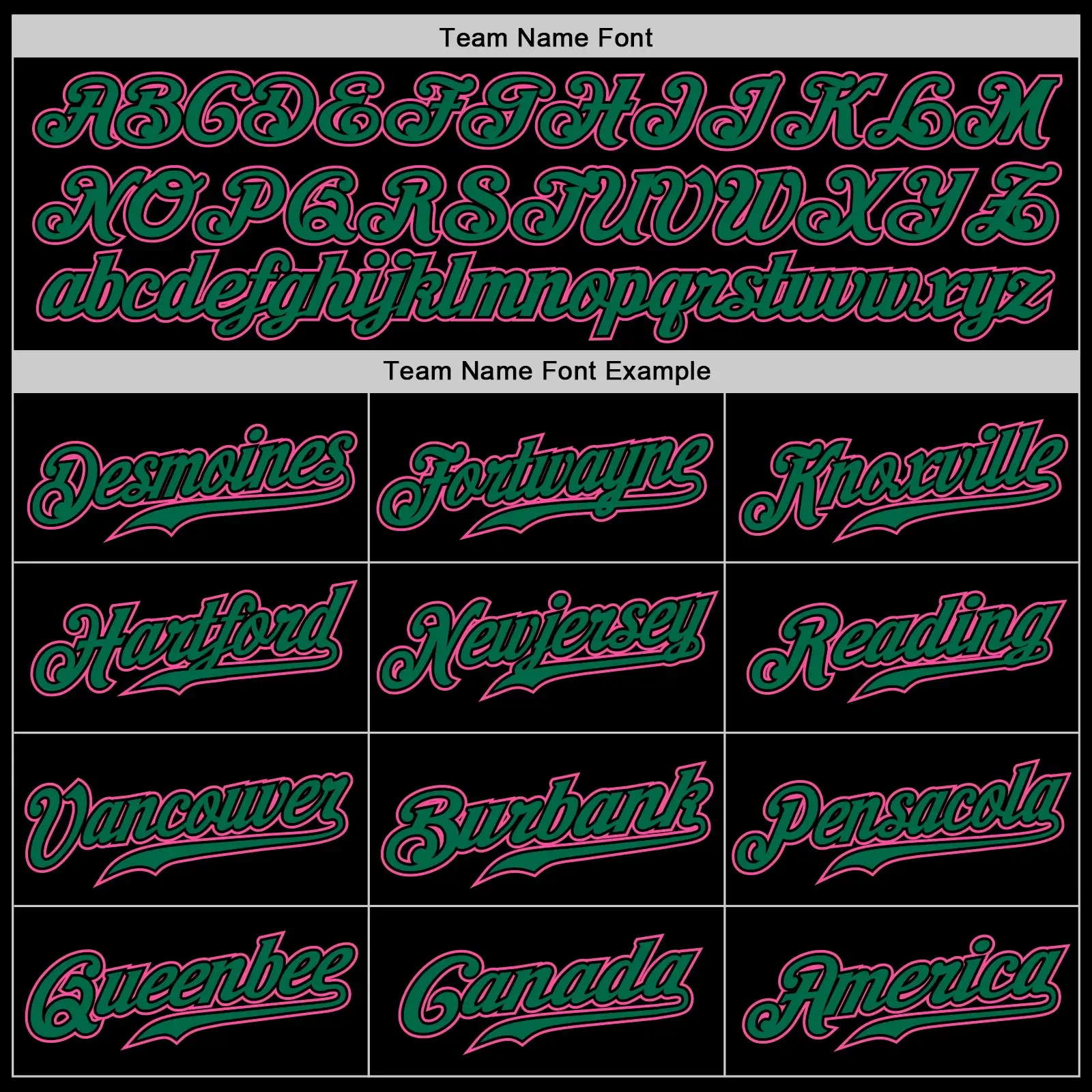 Custom Black Baseball Jersey with Pink-Kelly Green - Image 2
