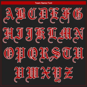 Custom Black Baseball Jersey with Red-White - Image 3