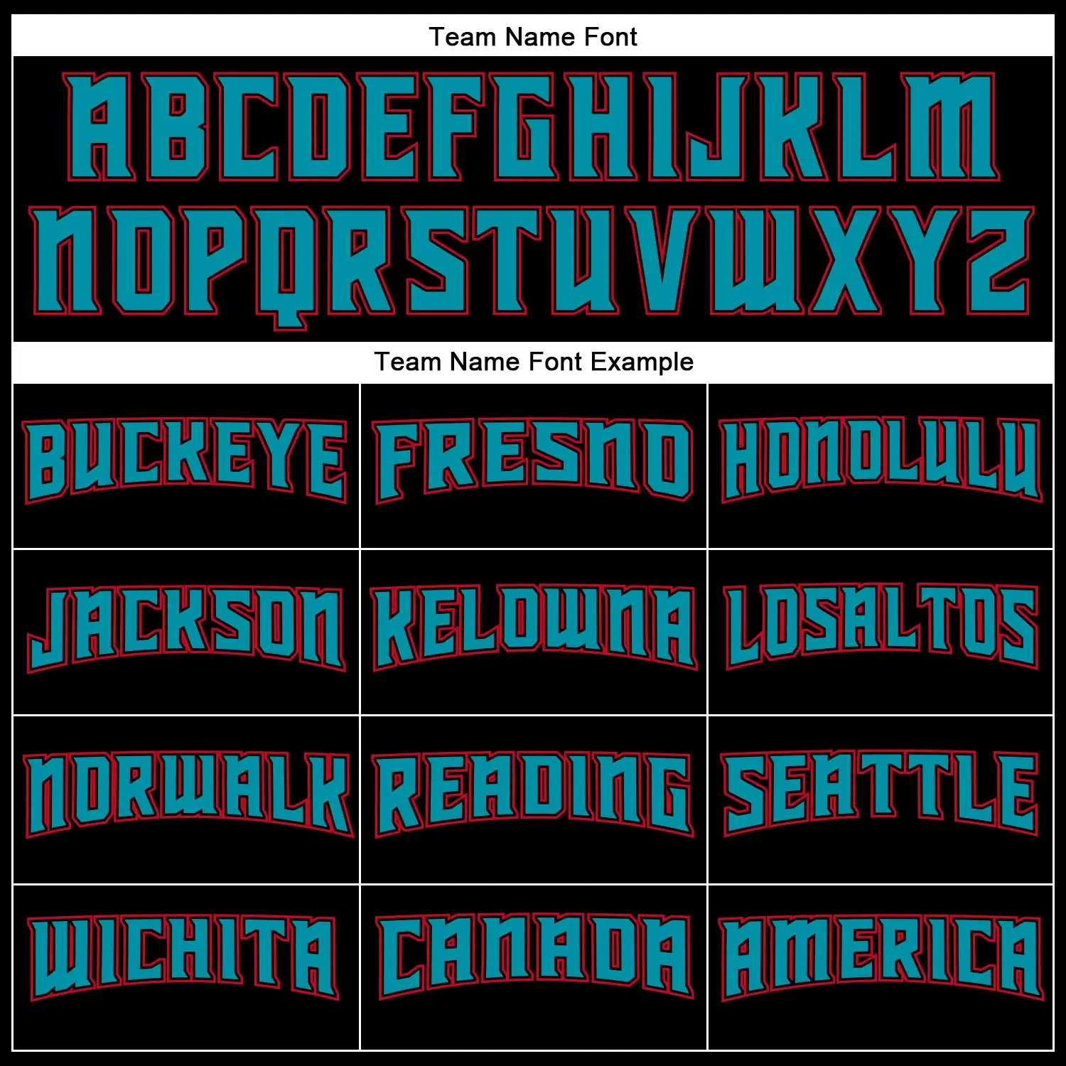 Custom Black Baseball Jersey with Teal-Red - Image 2
