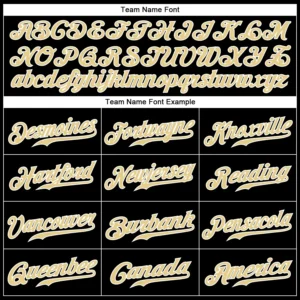 Custom Black Baseball Jersey with Vegas Gold-White - Image 2