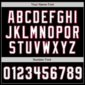 Custom Black Baseball Jersey with White-Crimson - Image 2
