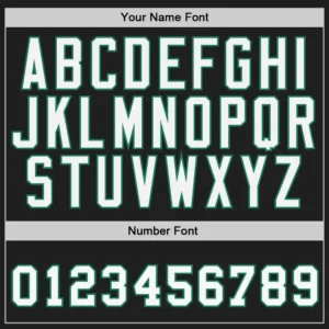 Custom Black Baseball Jersey with White-Kelly Green - Image 3