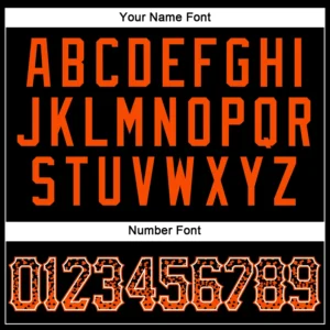 Custom Black Drift Fashion Baseball Jersey with Orange-White - Image 3
