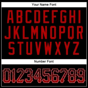 Custom Black Drift Fashion Baseball Jersey with Red-Gray - Image 3