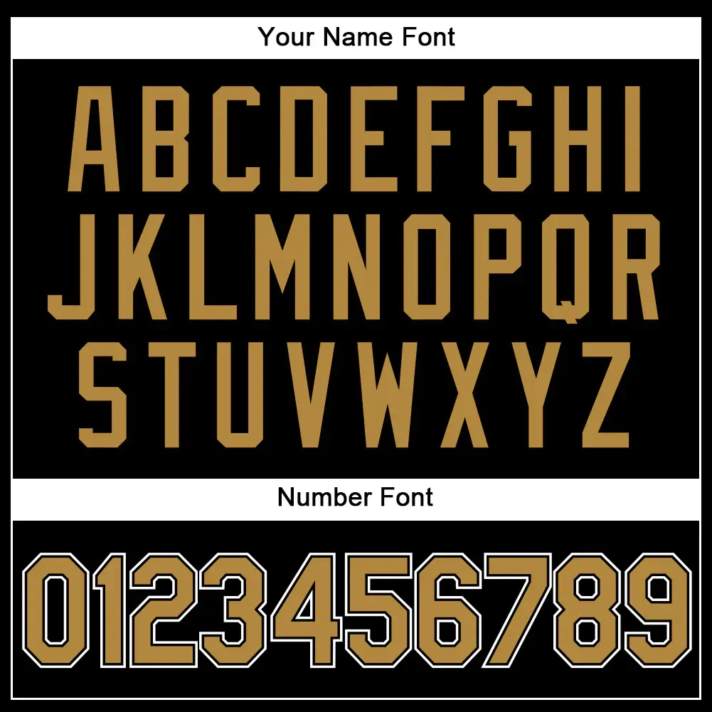 Custom Black Pinstripe Baseball Jersey with Old Gold-White - Image 3