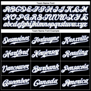 Custom Black Pinstripe Baseball Jersey with White-Gray - Image 2