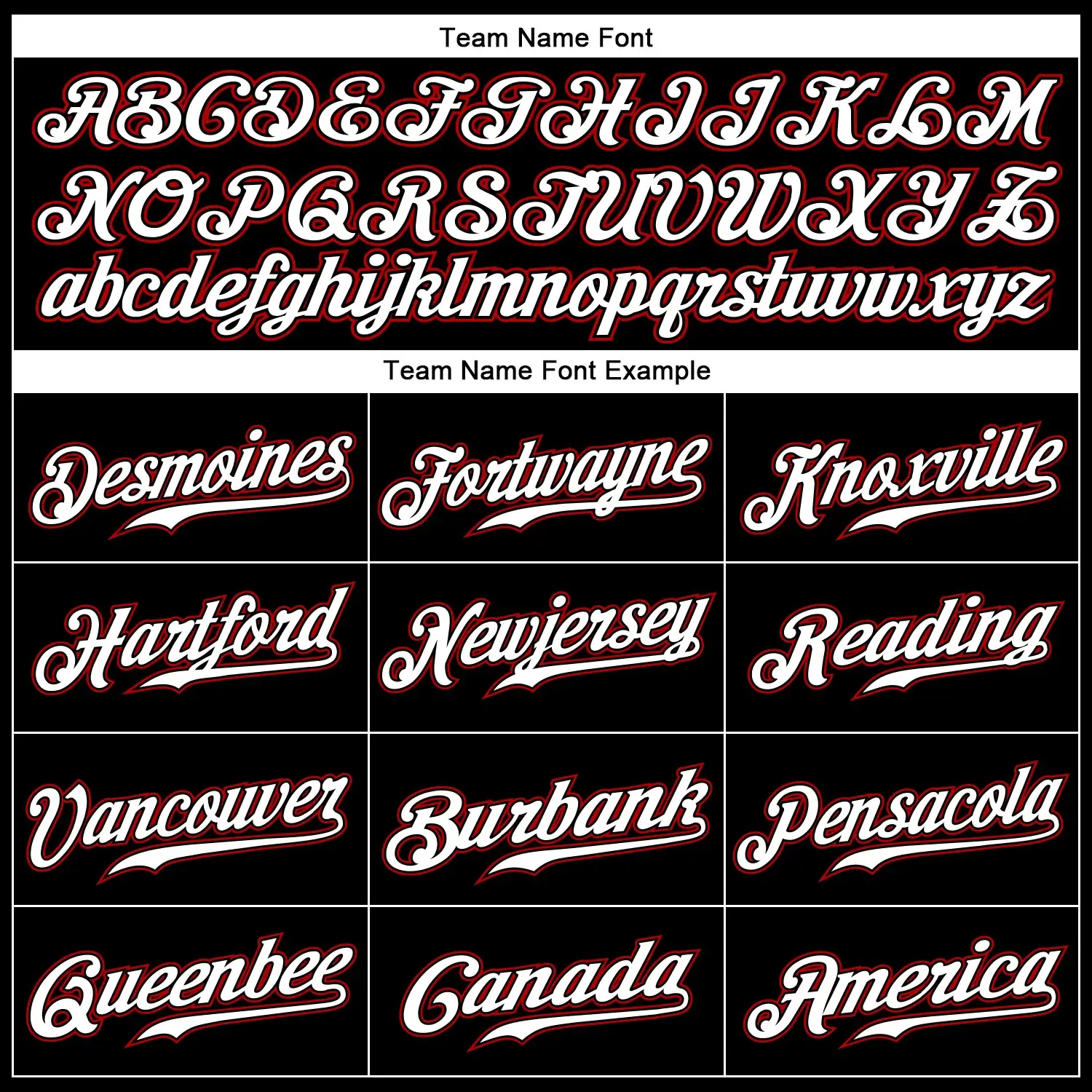 Custom Black Pinstripe Baseball Jersey with White-Red - Image 2