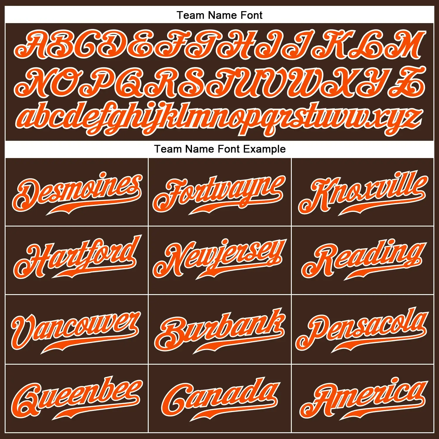 Custom Brown Pinstripe Baseball Jersey with Orange-White - Image 2