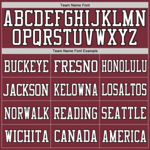 Custom Burgundy Mesh Football Jersey with White-Black - Image 2