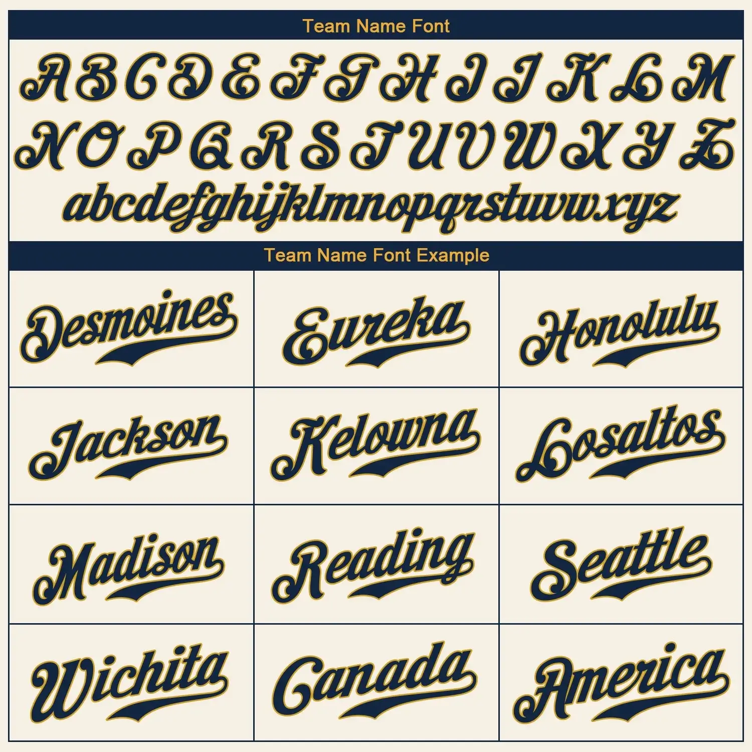 Custom Cream Baseball Jersey with Navy-Gold - Image 3