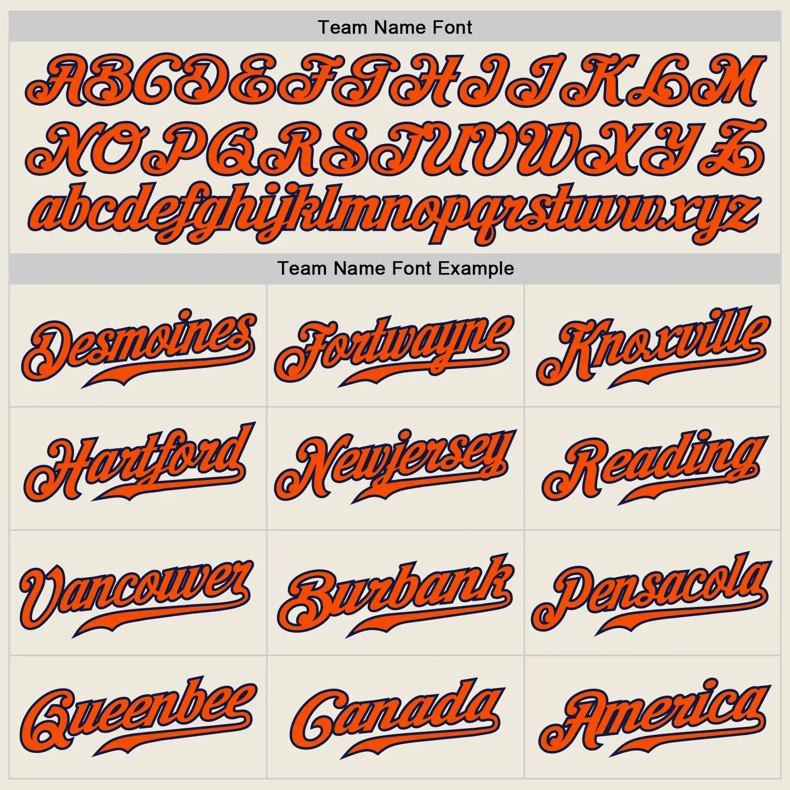 Custom Cream Baseball Jersey with Orange-Navy - Image 3