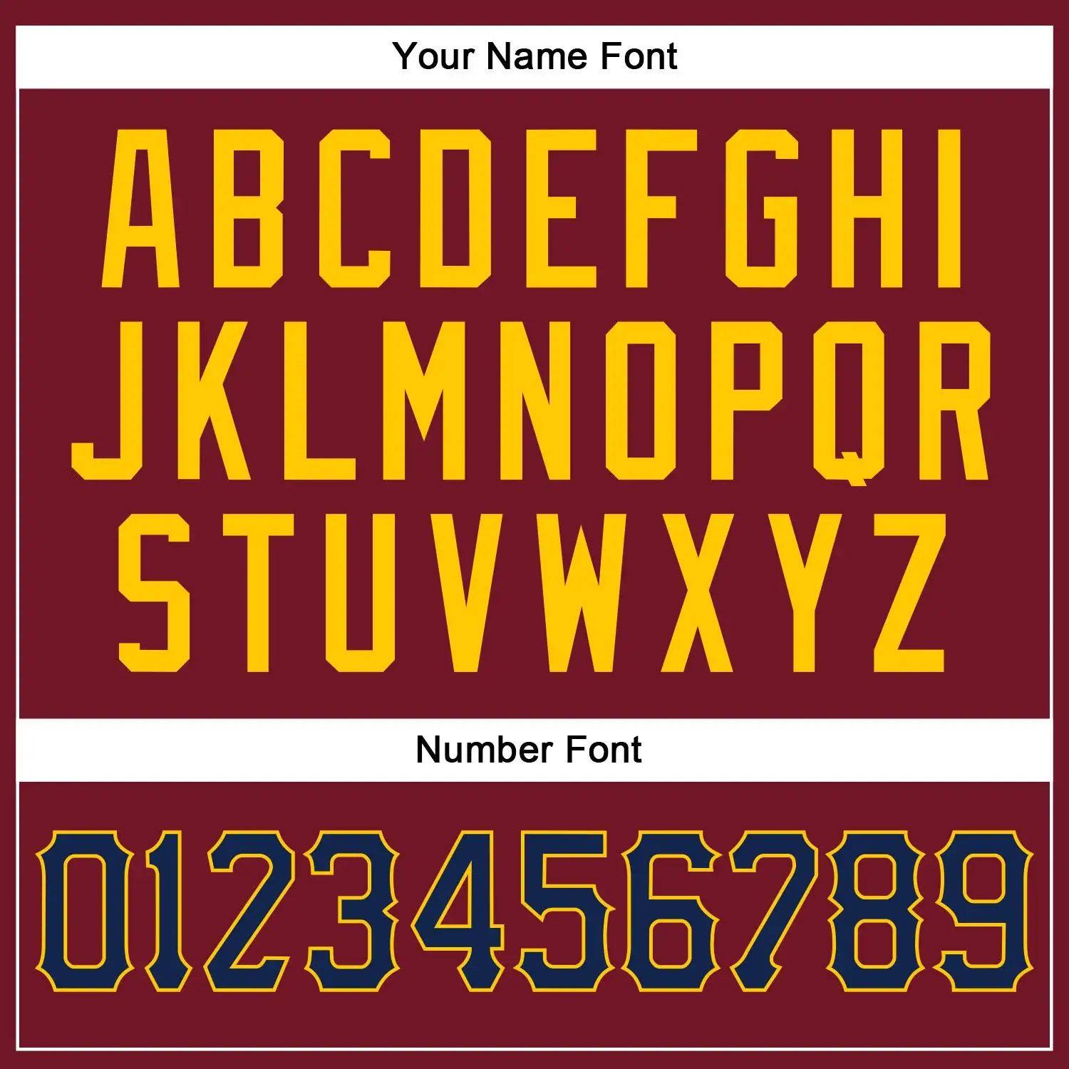 Custom Crimson Baseball Jersey with Navy-Gold - Image 3