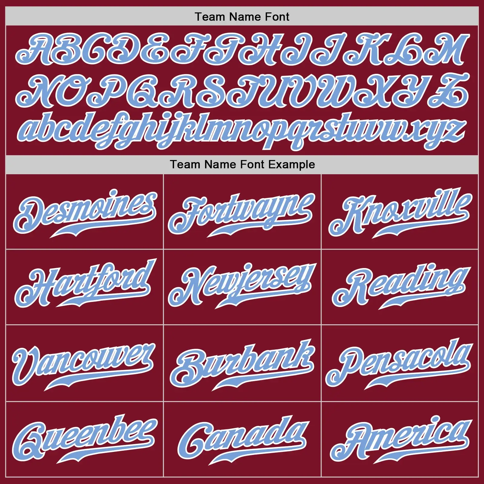 Custom Crimson Pinstripe Baseball Jersey with Light Blue-White - Image 3