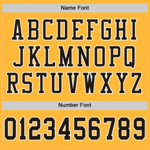 Custom Gold Mesh Football Jersey with Brown - Image 2