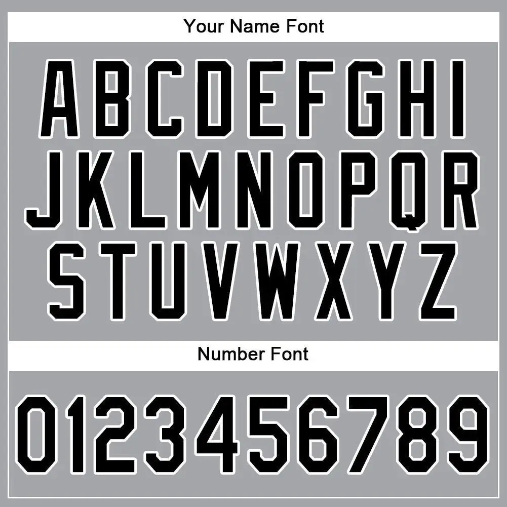 Custom Gray Baseball Jersey with Black-White - Image 2