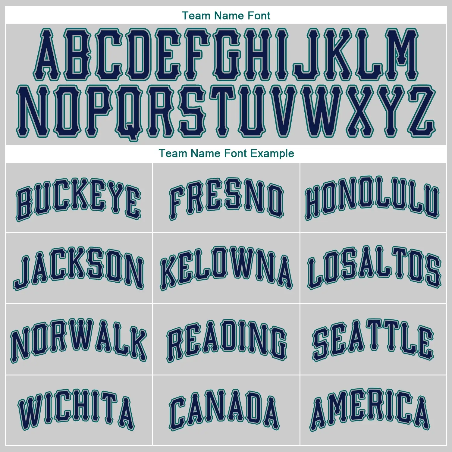 Custom Gray Baseball Jersey with Navy-Teal - Image 3