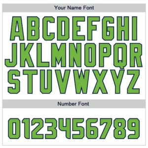 Custom Gray Baseball Jersey with Neon Green-Navy - Image 3