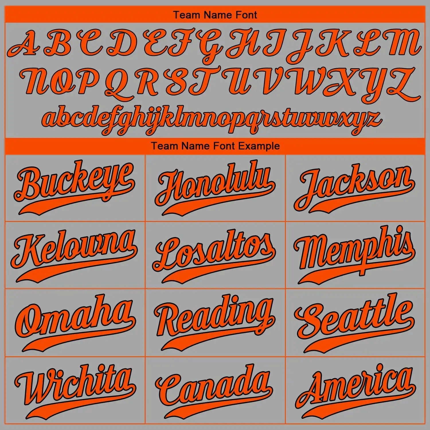 Custom Gray Baseball Jersey with Orange-Black - Image 3