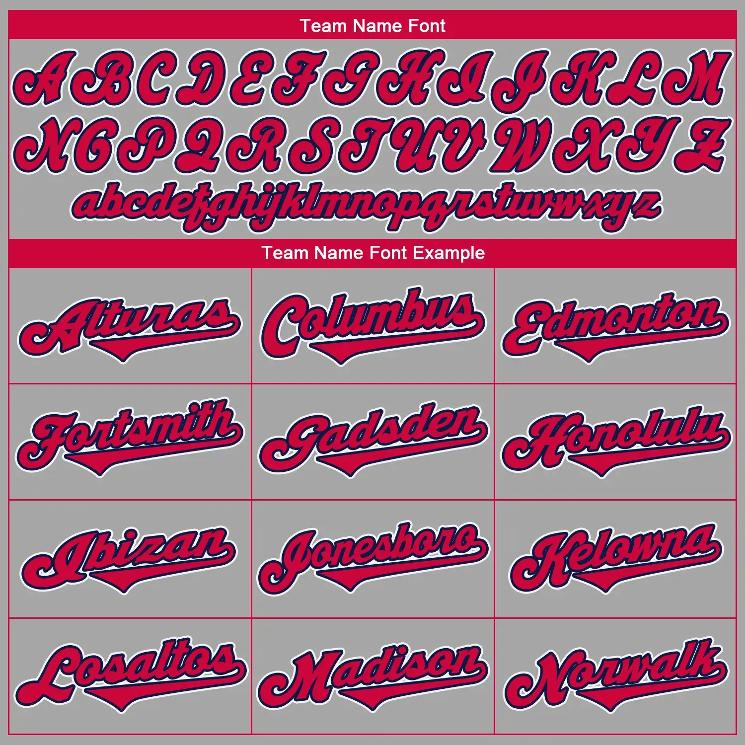 Custom Gray Baseball Jersey with Red-Navy - Image 3