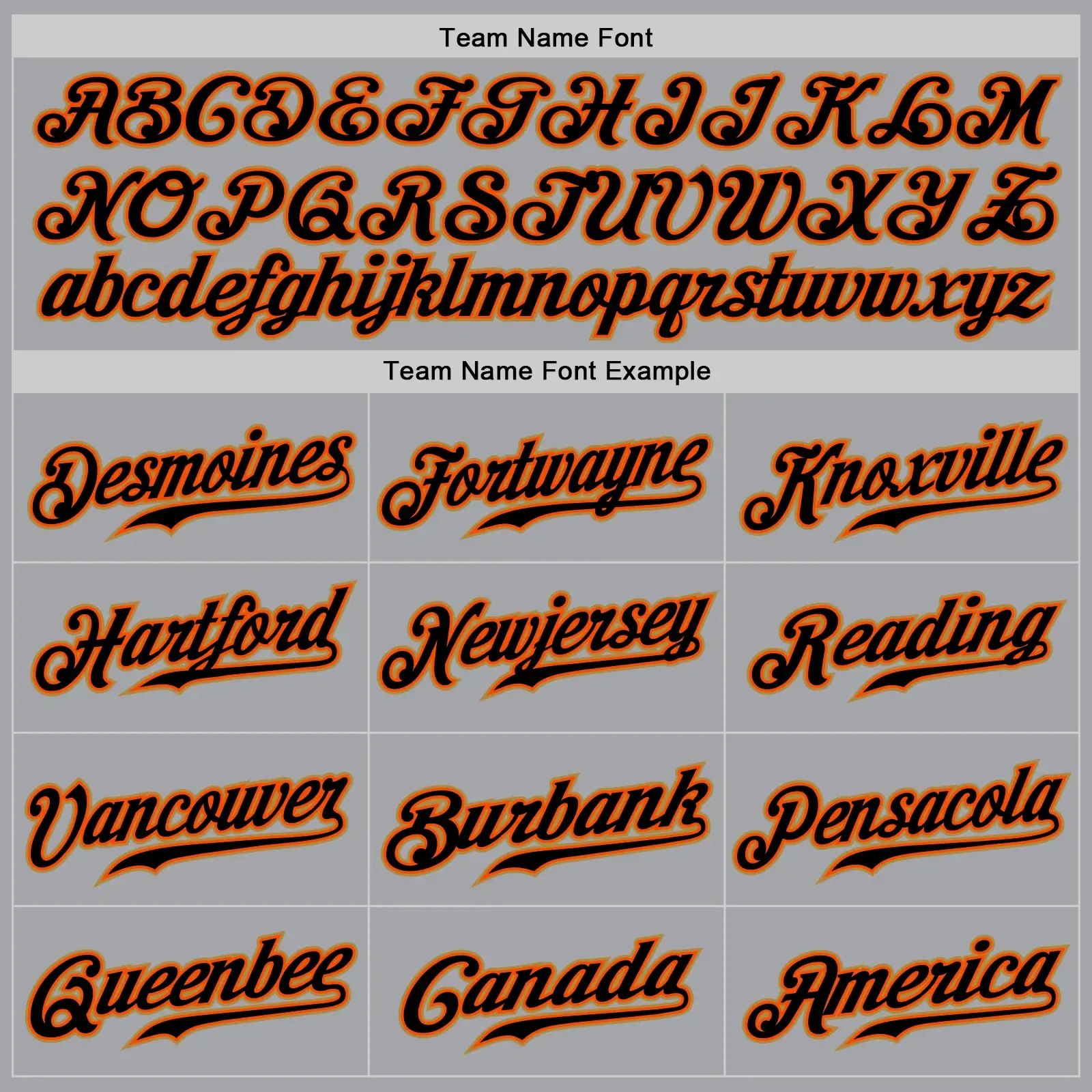 Custom Gray Pinstripe Baseball Jersey with Black-Orange - Image 3