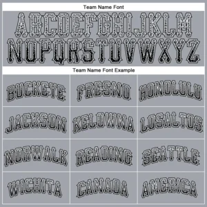 Custom Gray Drift Fashion Baseball Jersey with Black-White - Image 2