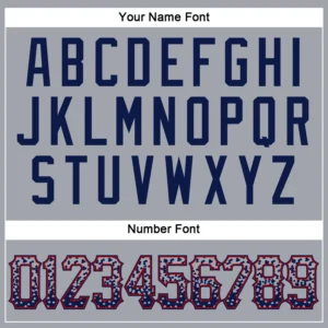 Custom Gray Drift Fashion Baseball Jersey with Navy-Red - Image 3