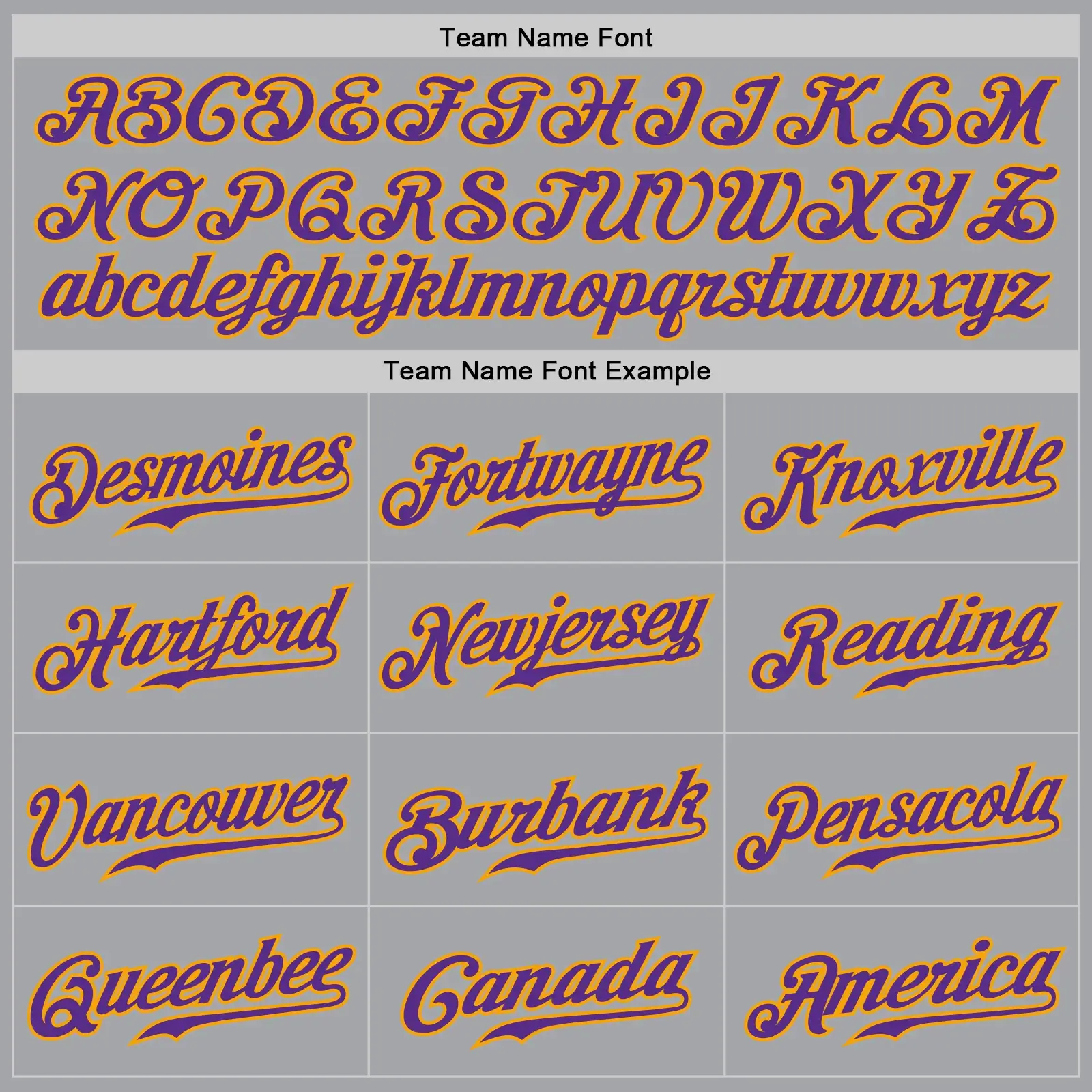 Custom Gray Purple Pinstripe Baseball Jersey with Purple-Gold - Image 3