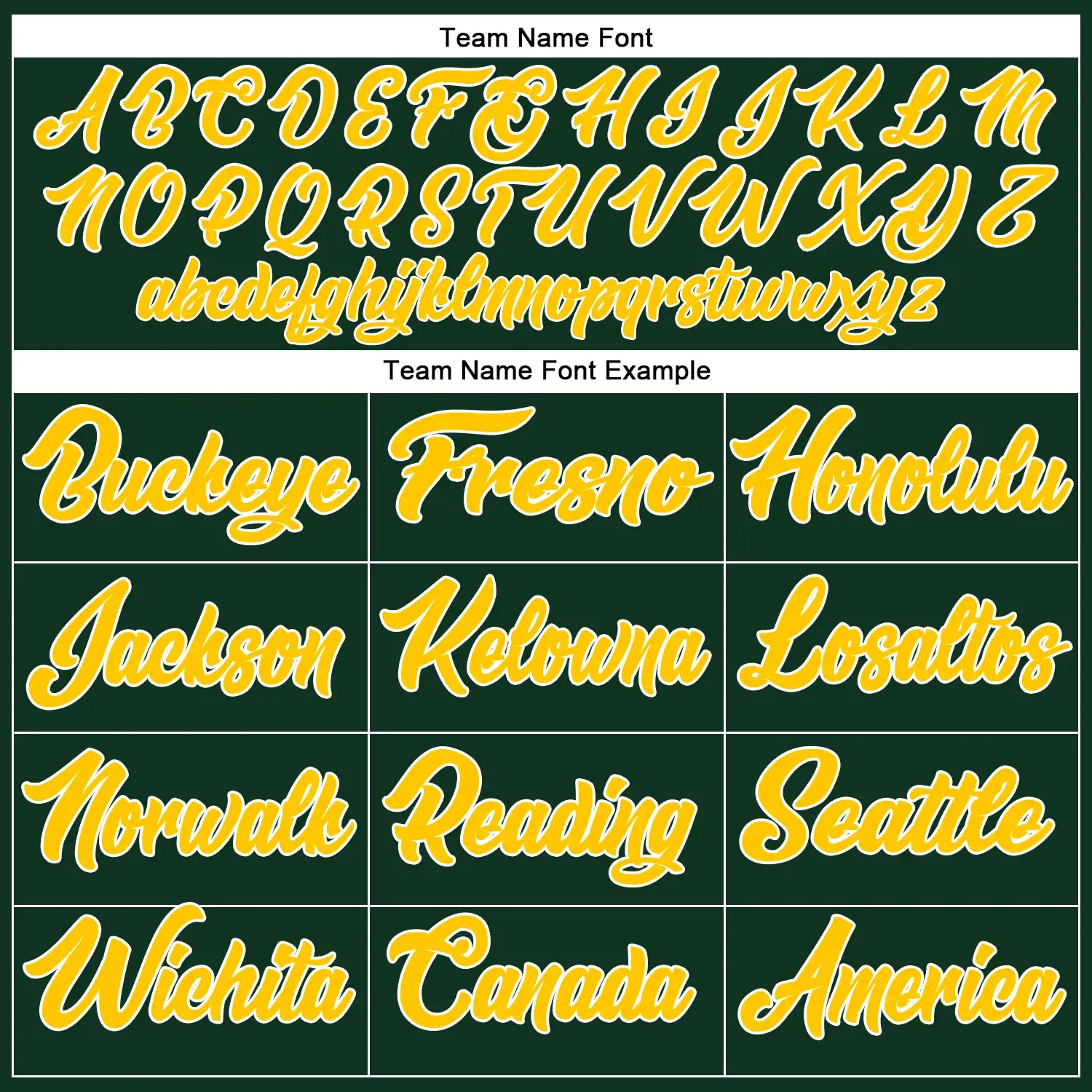 Custom Green Baseball Jersey with Gold-White - Image 2