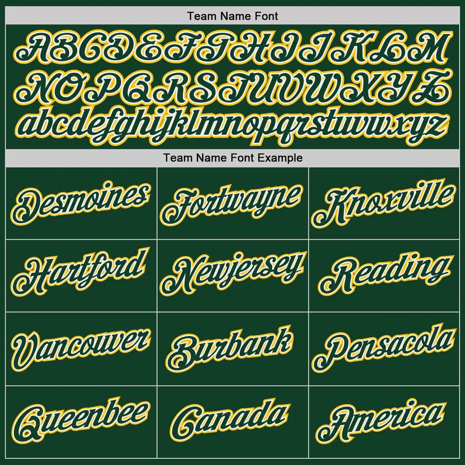 Custom Green Baseball Jersey with Green-Gold - Image 2