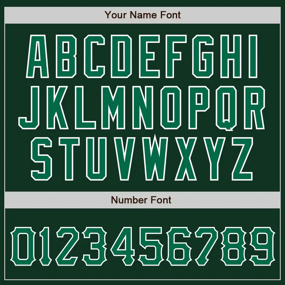 Custom Green Baseball Jersey with Kelly Green-White - Image 3