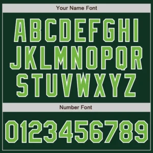 Custom Green Baseball Jersey with Neon Green-White - Image 3