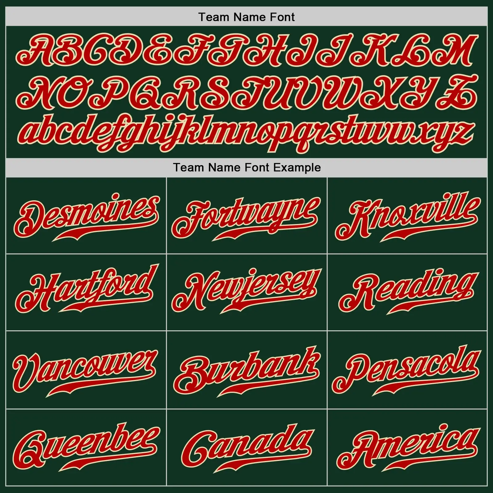 Custom Green Baseball Jersey with Red-Cream - Image 2