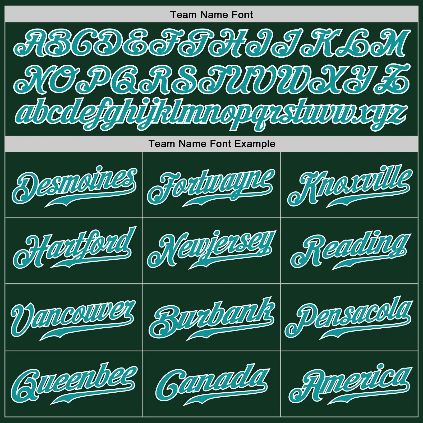 Custom Green Baseball Jersey with Teal-White - Image 2